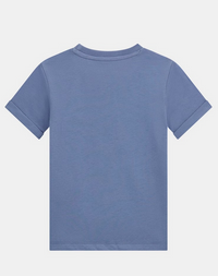 Guess Kids T-shirt imprimé logo Bleu Enfant — immagine 2