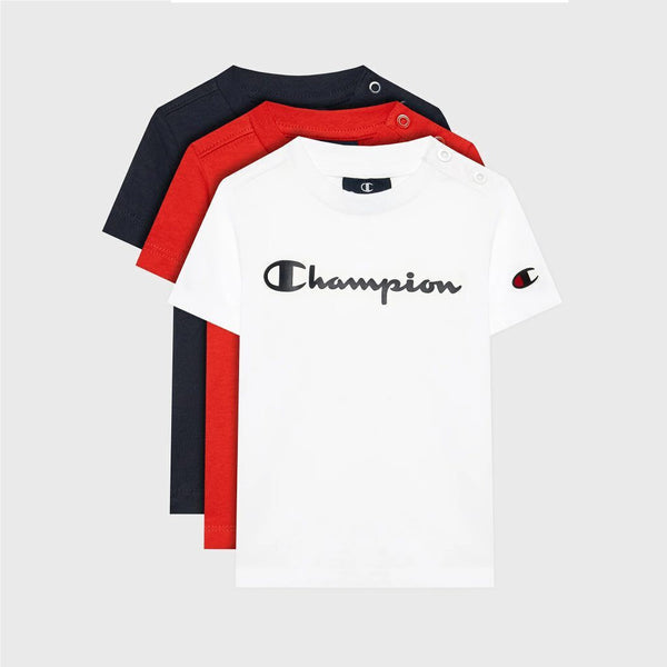 Champion Set Kinder T3 T-Shirt Multicolore Bambino
