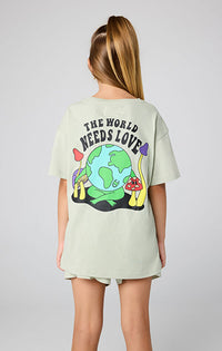 Champion Eco Future T-Shirt Verde Con Stampe Bambini — immagine 2