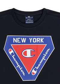 T-shirt Enfant Champion Eco Future Noire Avec Imprimés — immagine 2