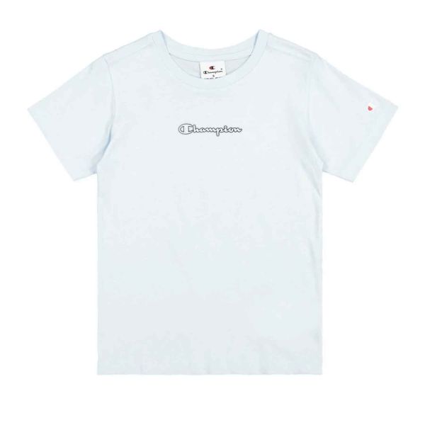 T-shirt Enfant Champion Tee K Blanc Bleu
