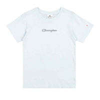 T-shirt Enfant Champion Tee K Blanc Bleu — immagine 1