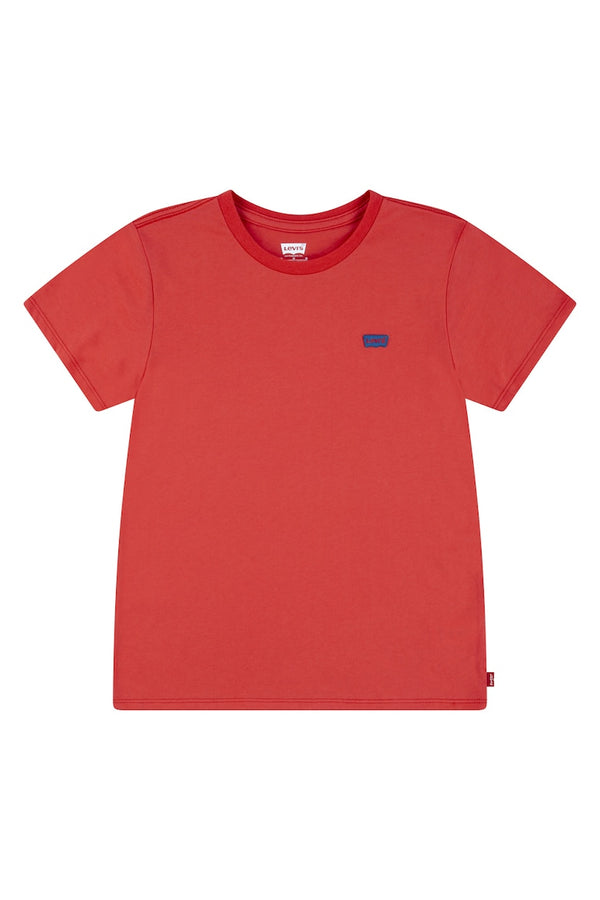 Levi's Girl's Lvg Batwing Chest Hit T-Shirt Arancione Bambina