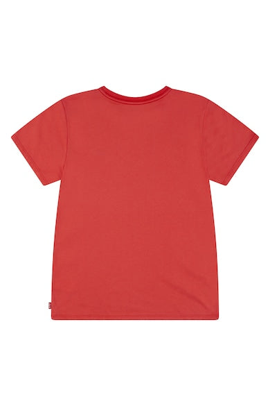 Levi's Girl's Lvg Batwing Chest Hit T-Shirt Arancione Bambina