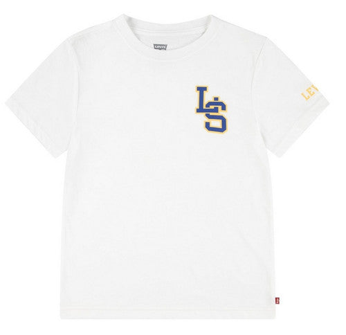 T-shirt Monogram Levi's Blanc Enfant