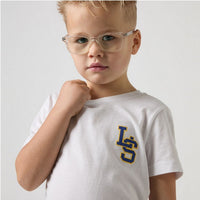 T-shirt Monogram Levi's Blanc Enfant — immagine 2