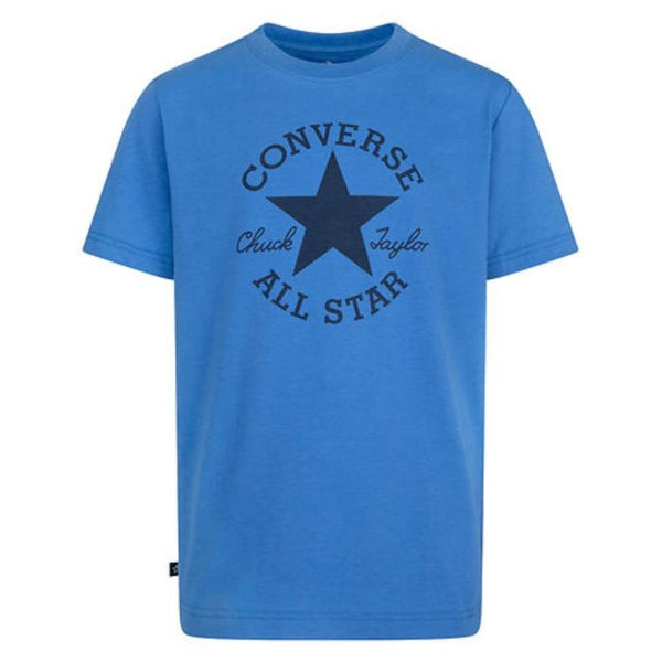 Converse Graphic T-Shirt Blu Bambino