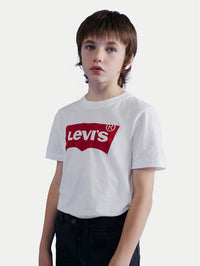 T-shirt Levi's Sport J blanche imprimée enfant — immagine 2