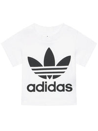 T-shirt Adidas Trefoil blanc Enfant — immagine 1