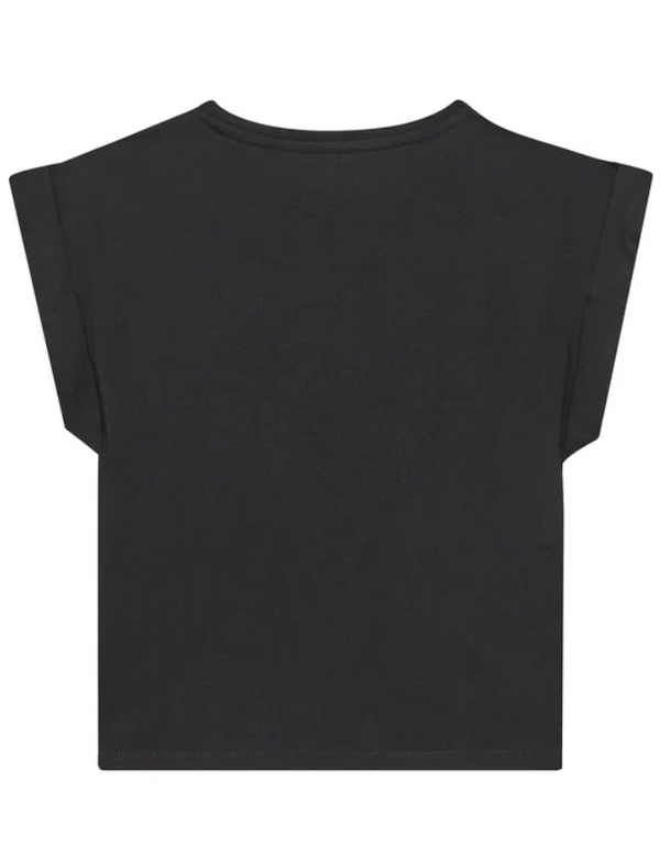 Guess Kids T-Shirt Smanicata Nera Bambina