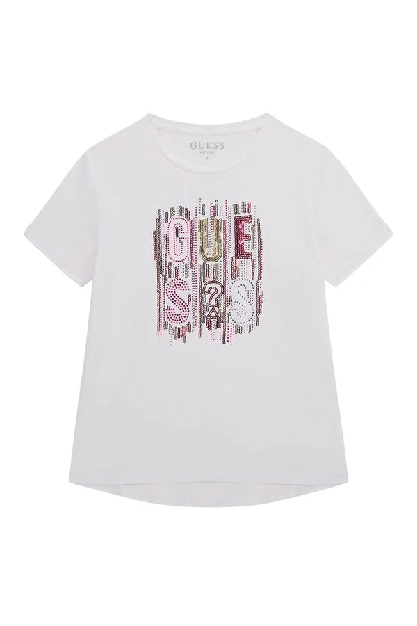 Guess Kids T-Shirt Bianca Bambina
