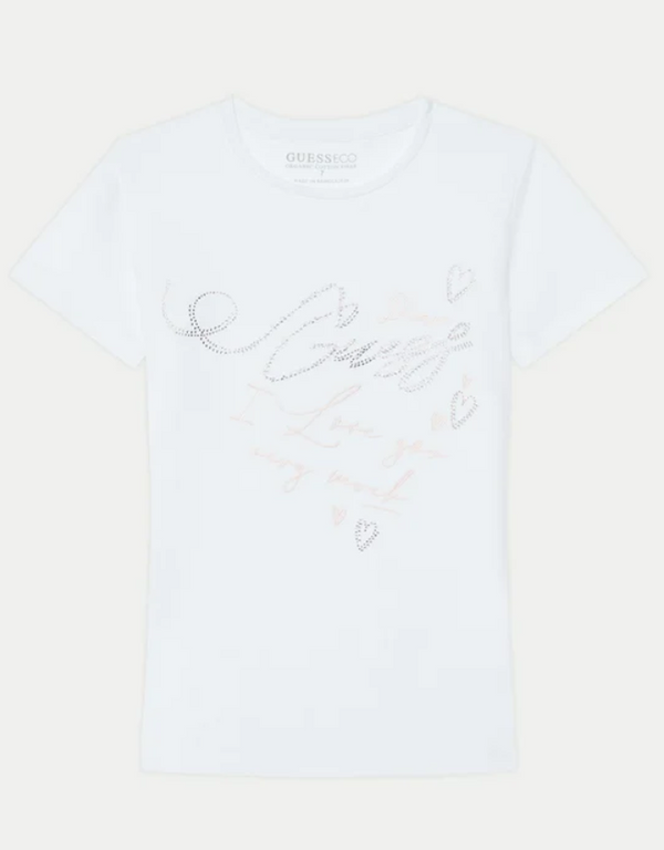 Guess Kids T-Shirt Bianca Bambina