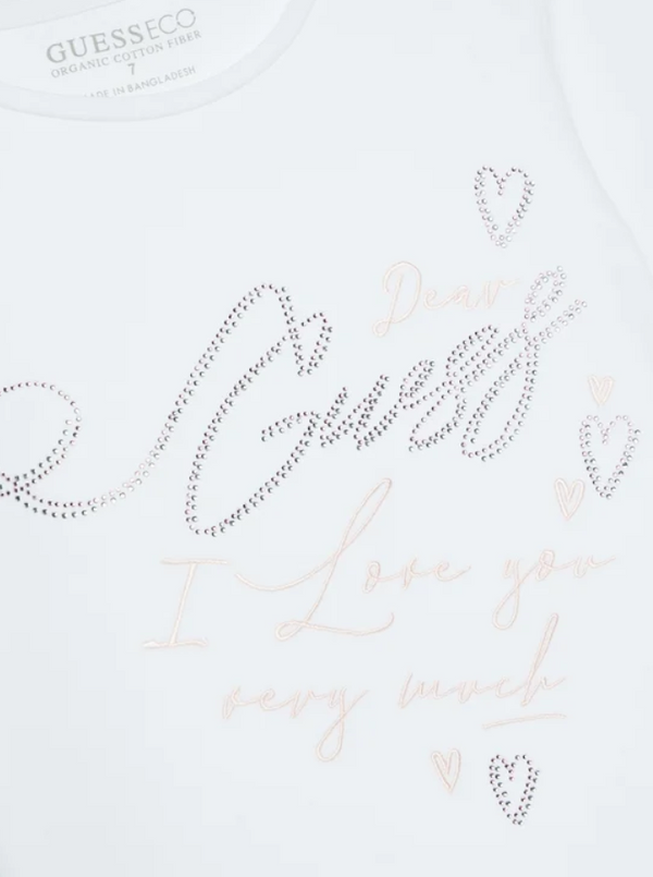Guess Kids T-Shirt Bianca Bambina