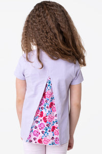 Guess Kids T-Shirt Lilla Glitterata Bambina — immagine 2