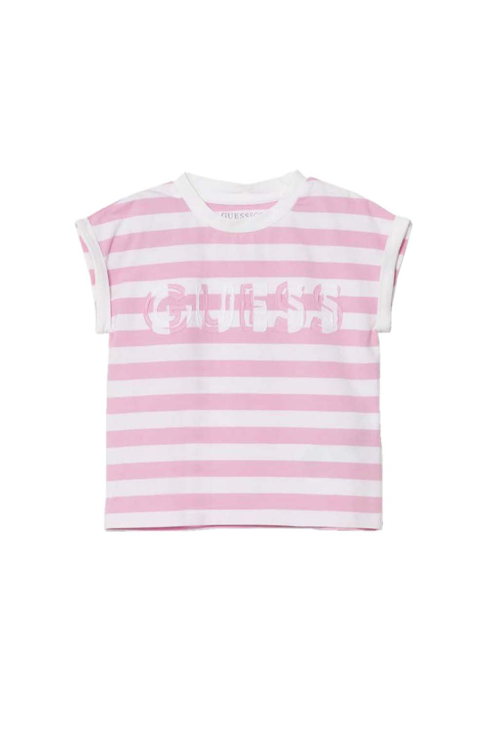 Guess Kids T-Shirt Bianca Rosa Bambina