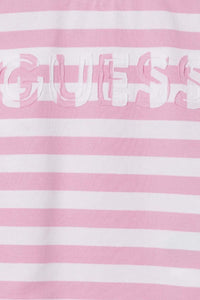 Guess Kids T-Shirt Bianca Rosa Bambina — immagine 2