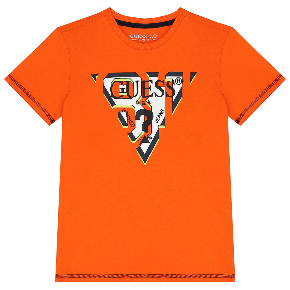 T-shirt enfant Guess orange
