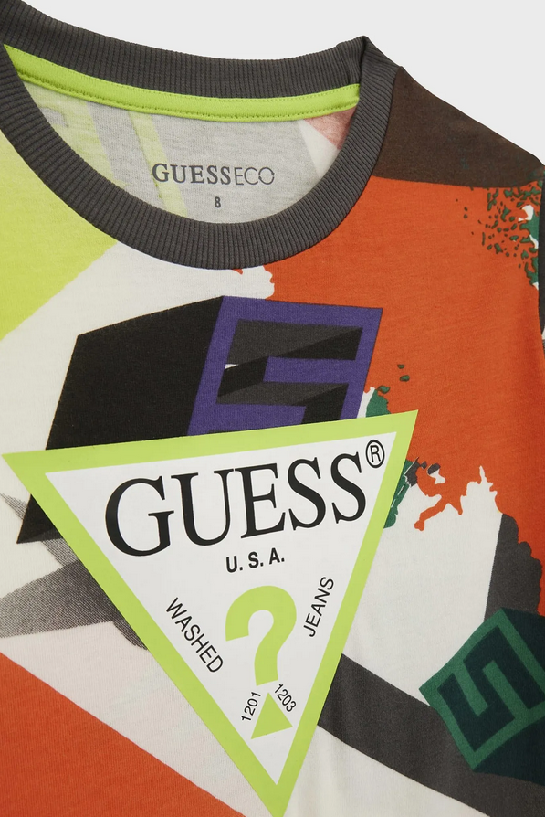 Guess Kids T-Shirt Multicolore Bambino