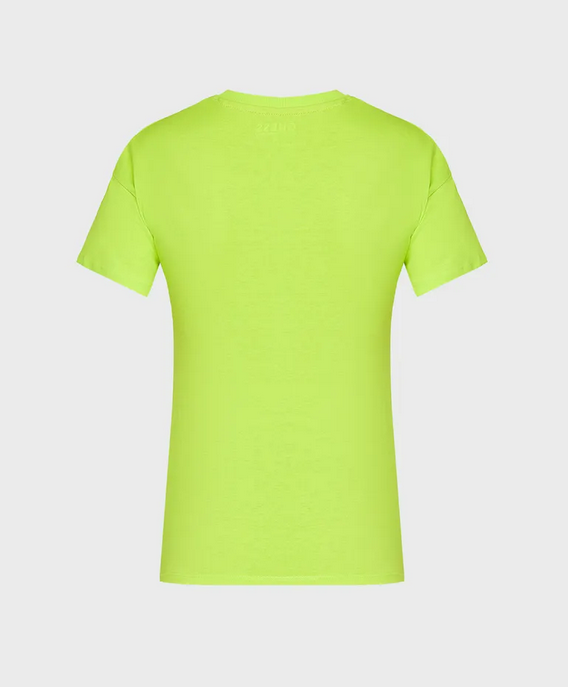 Guess Kids T-Shirt Verde Fluo Bambino
