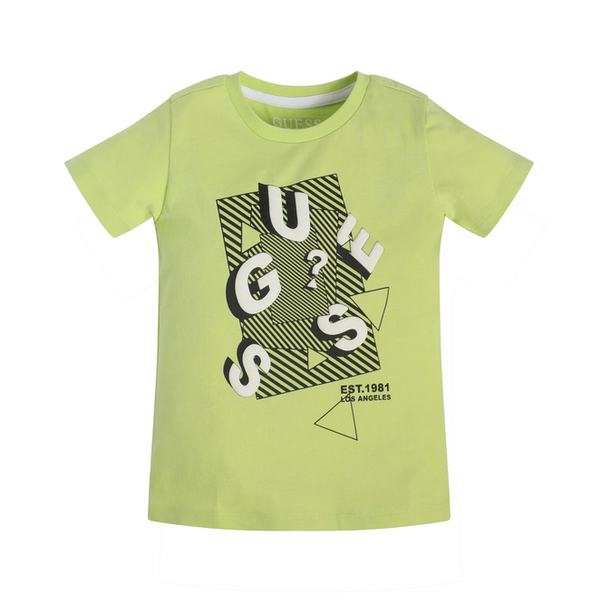 Guess Kids T-Shirt Verde Bambino