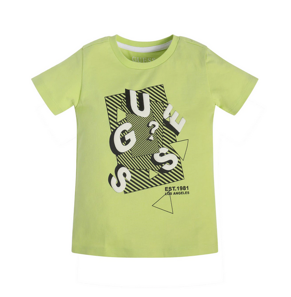 Guess Kids T-Shirt Verde Bambino