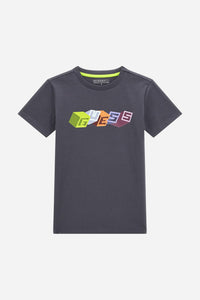 T-shirt Guess Kids grise pour enfant — immagine 1