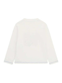 Guess Kids Maglietta Maniche Lunghe Bianca Gialla Bambini — immagine 2