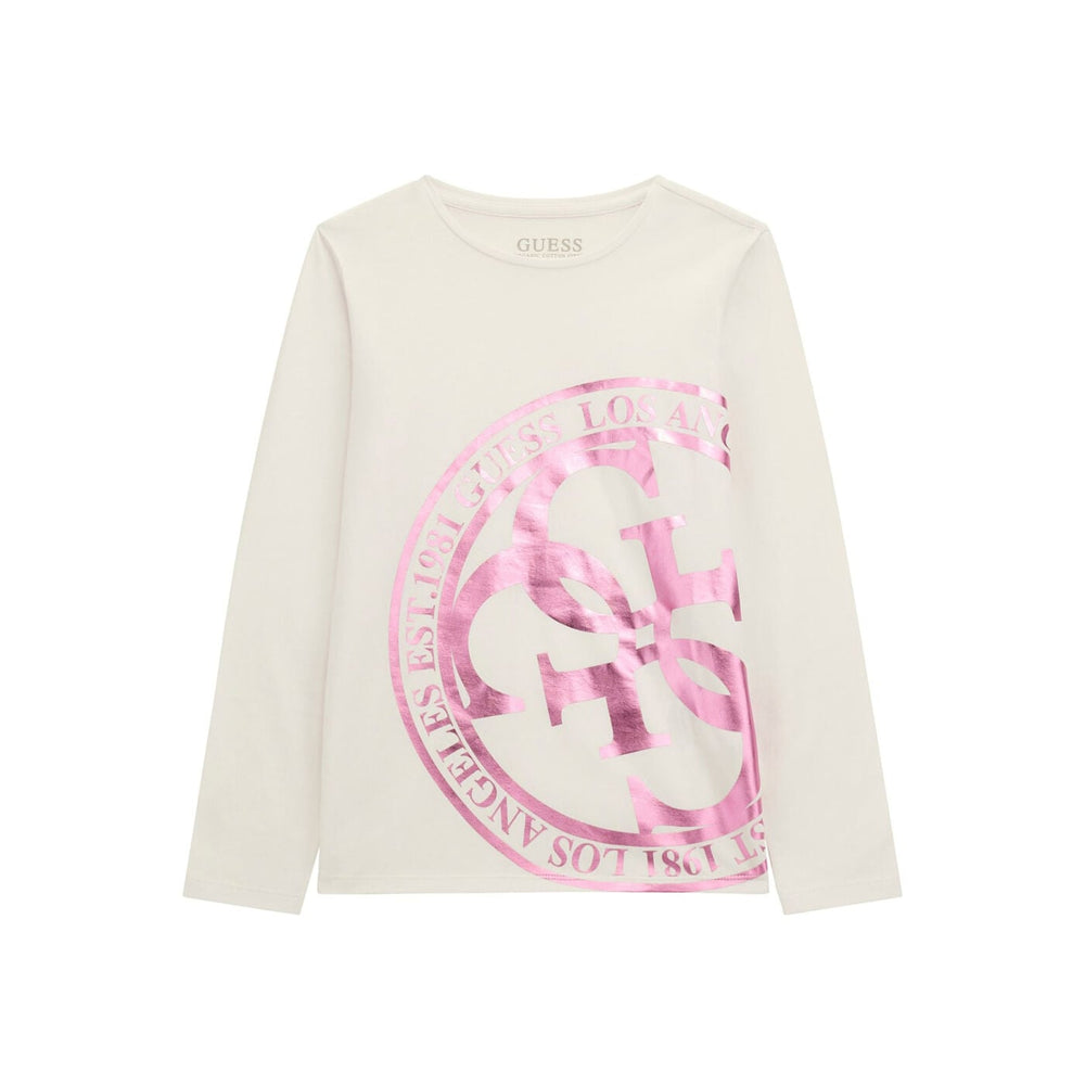 Guess Kids T-shirt manches longues blanc Enfant Fille