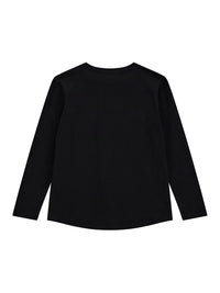 Guess Maglietta Maniche Lunghe Nera Oro Bambini — immagine 2