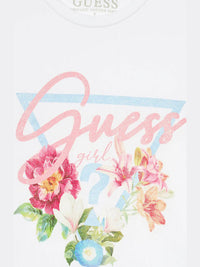 Guess Kids T-shirt manches longues blanc Enfant Fille — immagine 2