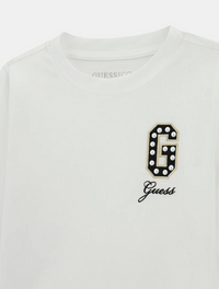 Guess Kids Maglia Maniche Lunghe Bianca Bambina — immagine 2