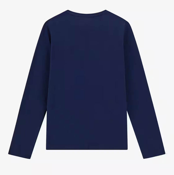 Guess Kids Maglia Maniche Lunghe Blu Bambine Ragazze