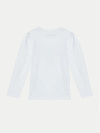 Guess Kids Tee-shirt blanc avec imprimé fille — immagine 2