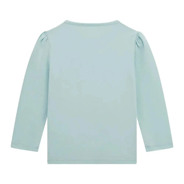 Guess Kids Maglietta Maniche Lunghe Verde Acqua Bambina