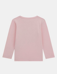 Guess Kids Tee-shirt manches longues rose bébé fille — immagine 2