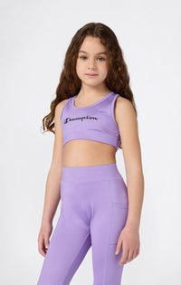 Champion C-Tech Top Sportivo Lilla Bambine Ragazze — immagine 2