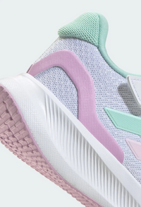 ADIDAS RUNFALCON 5 CHAUSSURE BLANC-ROSE ENFANT — immagine 3