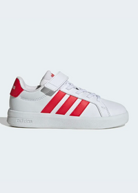 ADIDAS GRAND COURT 3.0 CHAUSSURE BLANCHE ET ROUGE ENFANT — immagine 1