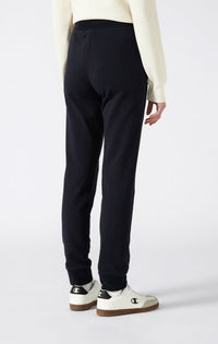 Champion Pantalon de Jogging Slim Léger à Cordon de Serrage Cheville Bleu Femme — immagine 4