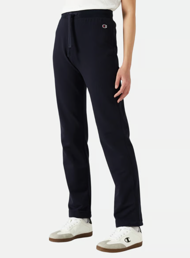 Champion Pantalon Droit en coton bleu pour Femme