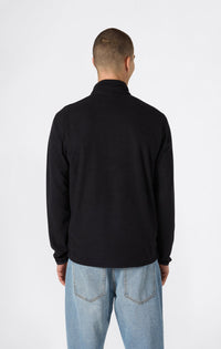 CHAMPION SWEAT EN MICRO-POLAIRE NOIR AVEC DEMI-ZIP HOMME — immagine 3