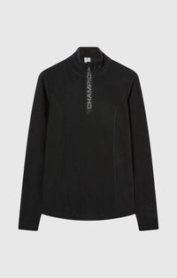 CHAMPION Micro Polaire Demi-Zip Femme Noir — immagine 1