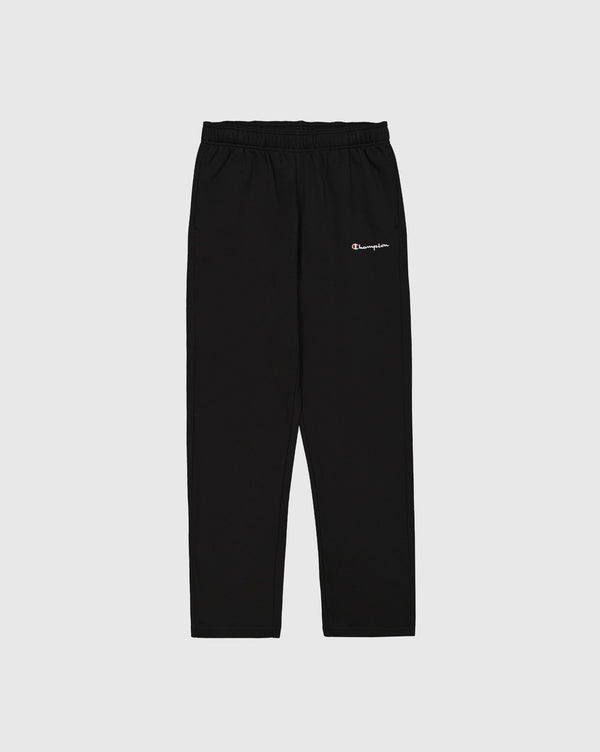 CHAMPION Pantaloni joggers in felpa a gamba dritta Nero Uomo
