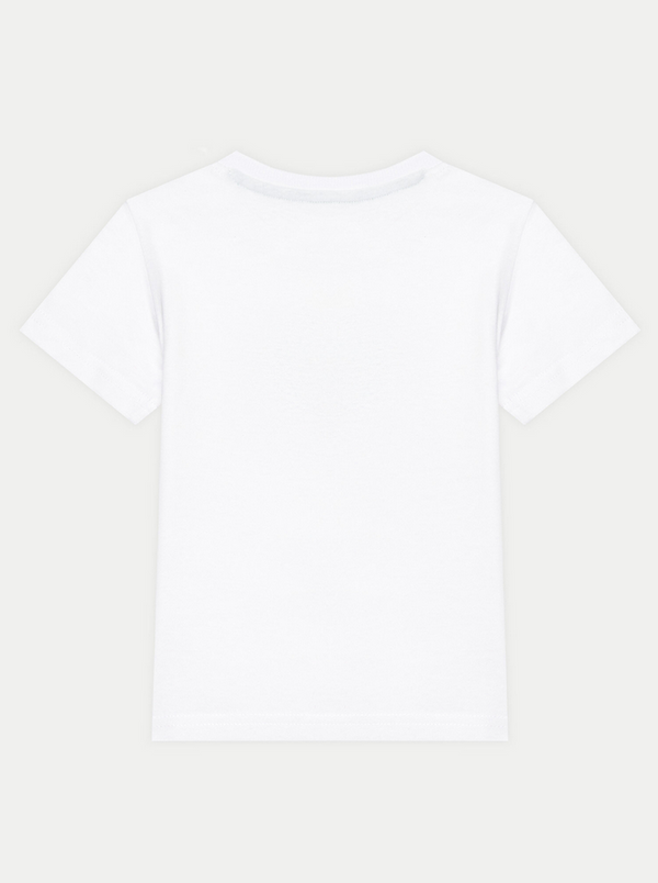 GUESS T-SHIRT CON STAMPA BIANCA BAMBINO