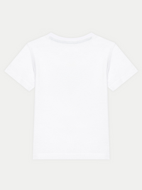 GUESS T-SHIRT CON STAMPA BIANCA BAMBINO — immagine 2