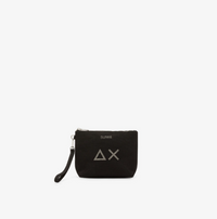 Sun68 Pochette in tela di cotone nera — immagine 1