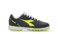 Chaussures de football en salle Diadora Pichichi 4 TF Jr noires et jaunes pour enfants garçons — immagine 1