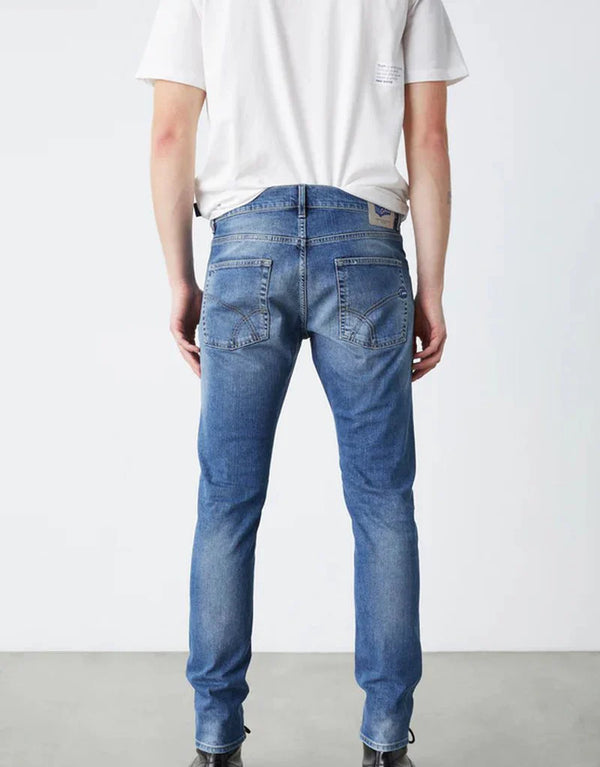 Gas Jeans Blu Denim Uomo