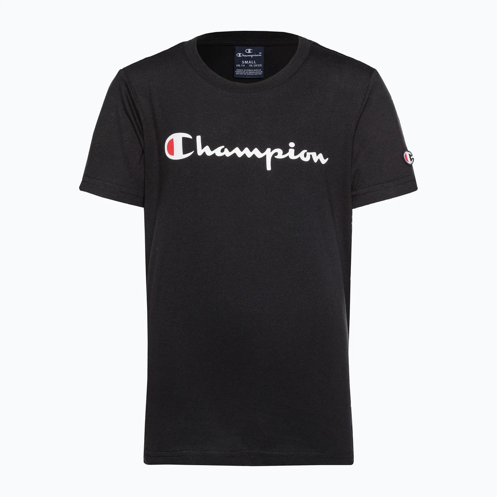 T-shirt graphique Champion Legacy noire enfant