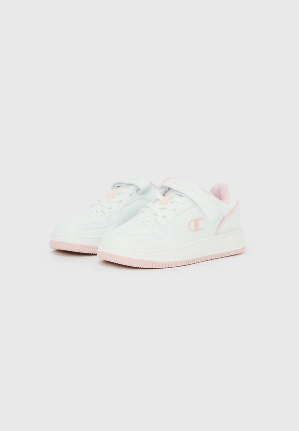 Champion Rebound 2.0 Scarpe Bianche Rosa Bambina